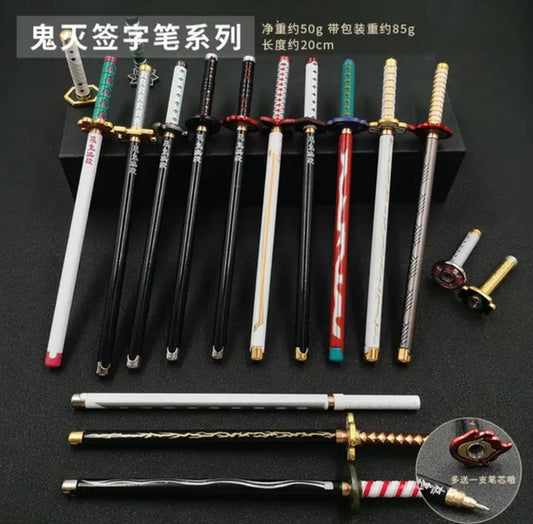 Demon Slayer Sword Cosplay Gel Pens